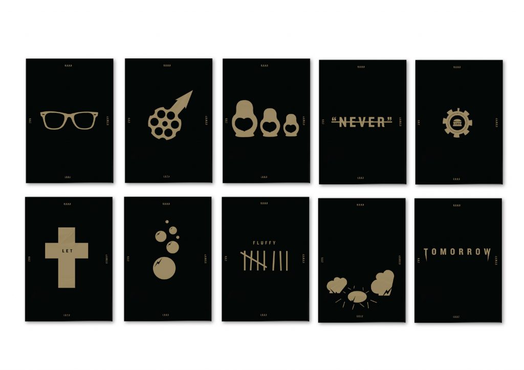 Bond style posters