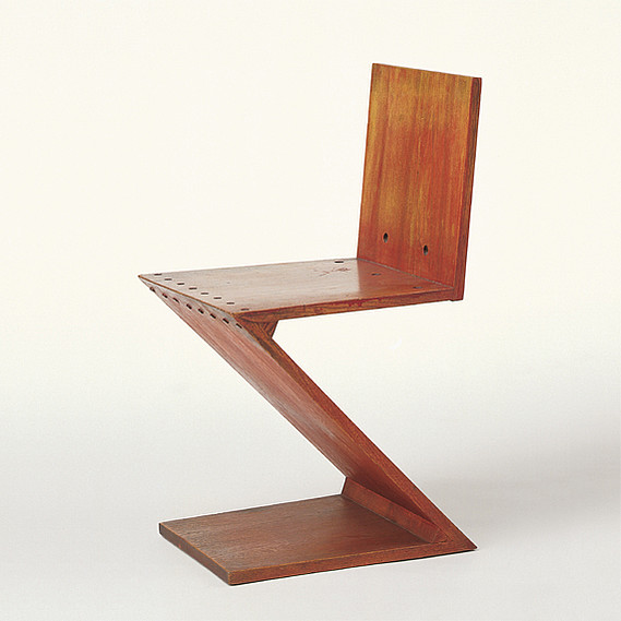 Видео производства стула Zig Zag, компания Cassina