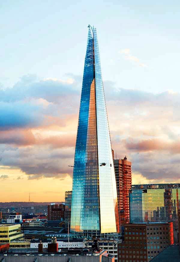Стеклянная пирамида Лондона. Небоскреб The Shard | proBauhaus.ru